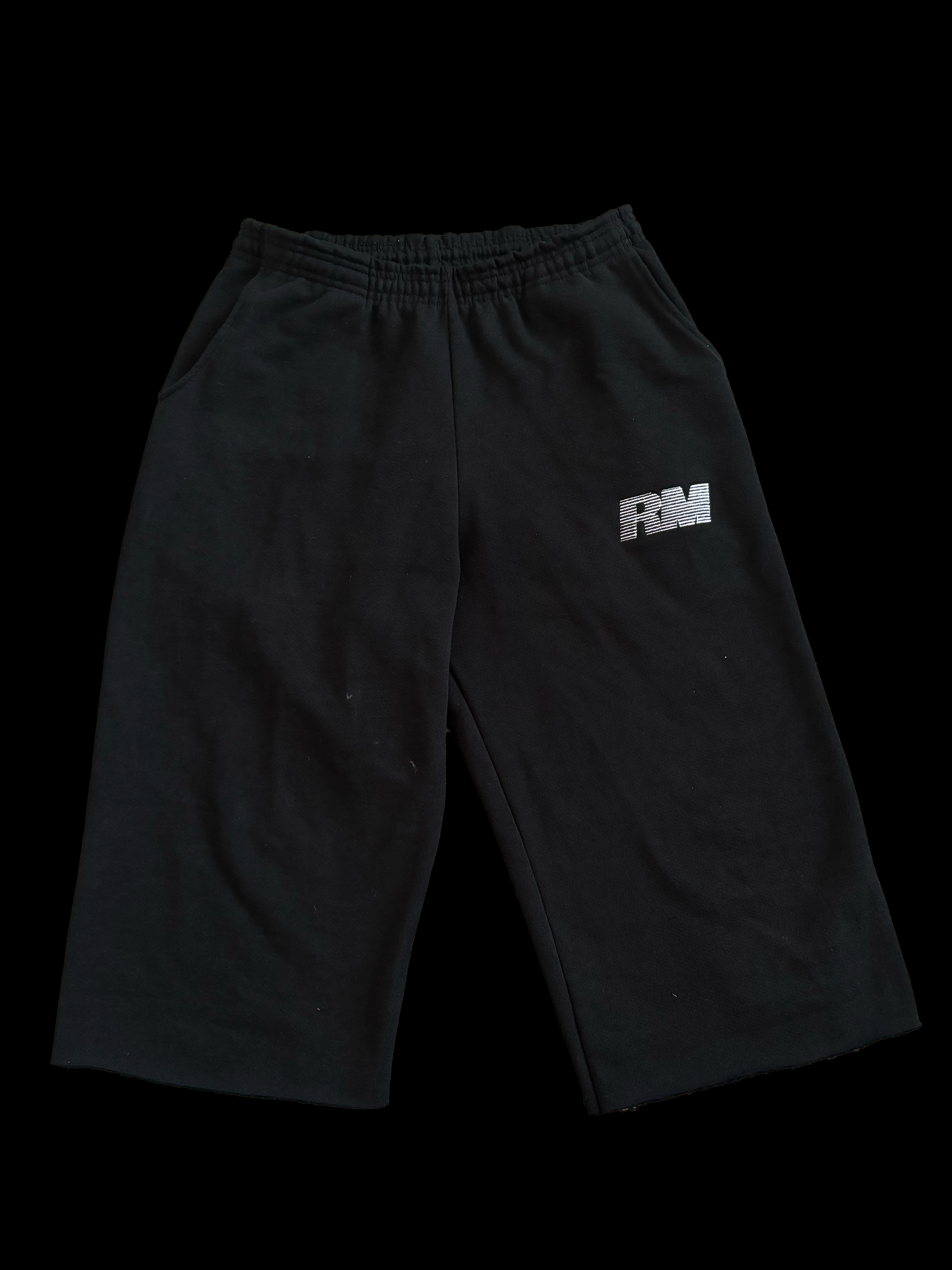 3/4 SWEATS - BLACK